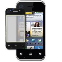 Motorola Backflip Glass Touch Screen